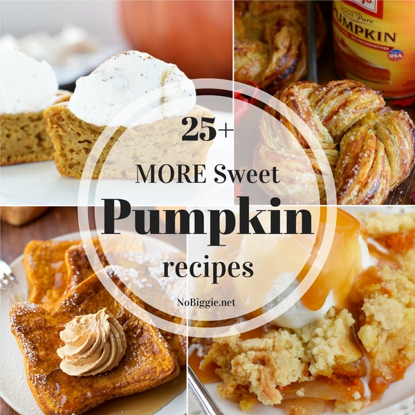 25+ More Sweet Pumpkin Recipes | NoBiggie.net
