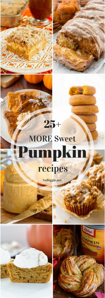 25+ MORE Sweet Pumpkin Recipes