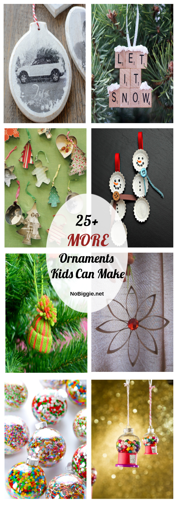 25+ MORE Ornaments Kids Can Make | NoBiggie.net