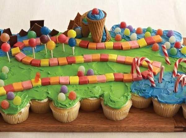 Candyland Cupcake Cake | 25+ Cupcake Birthday Cake Ideas