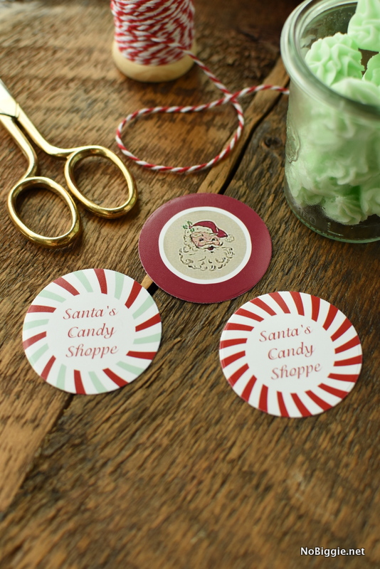 Christmas gift tags | NoBiggie.net #CreamCheeseMints