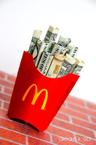 Fry Box | 25+ MORE Creative Ways to Give Money