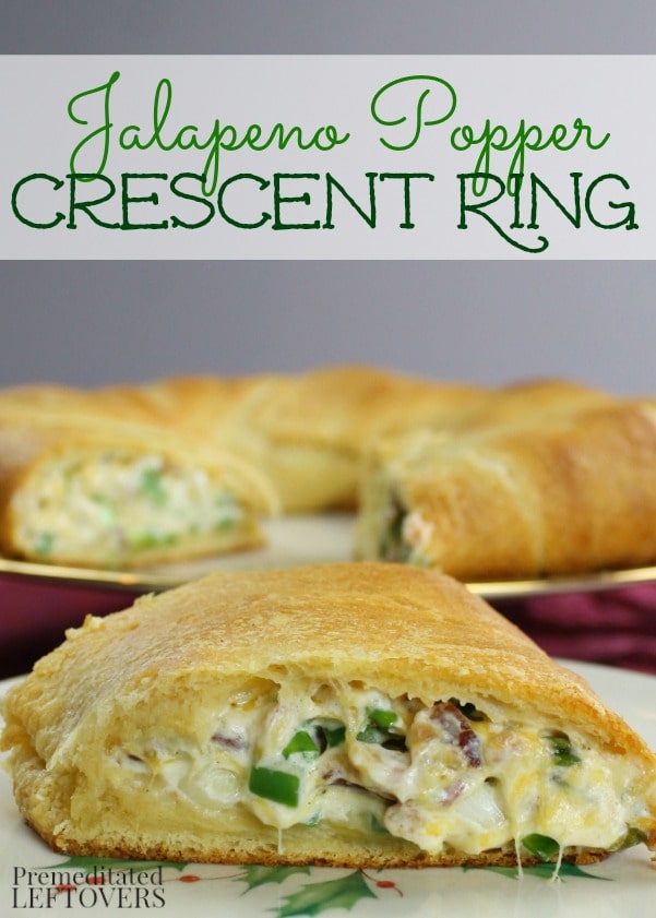 Jalapeno Popper Crescent Ring | 25+ Food Party Ring Ideas