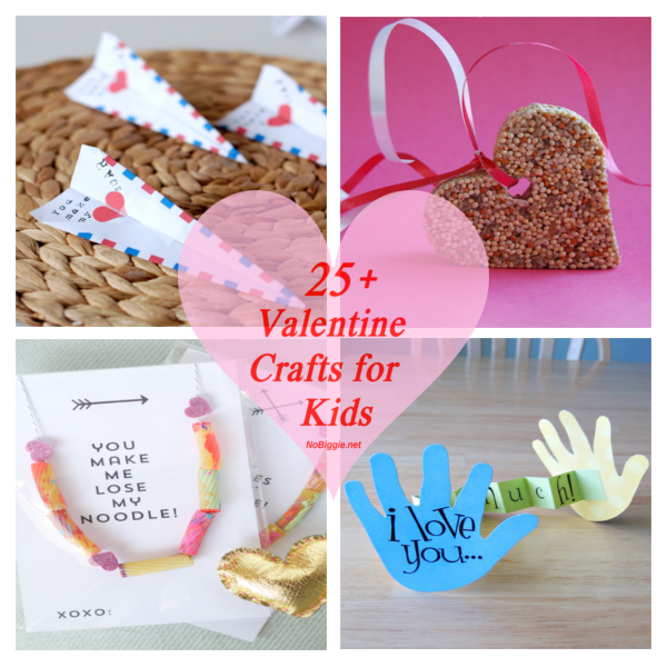 25+ Valentine Crafts for Kids | NoBiggie.net