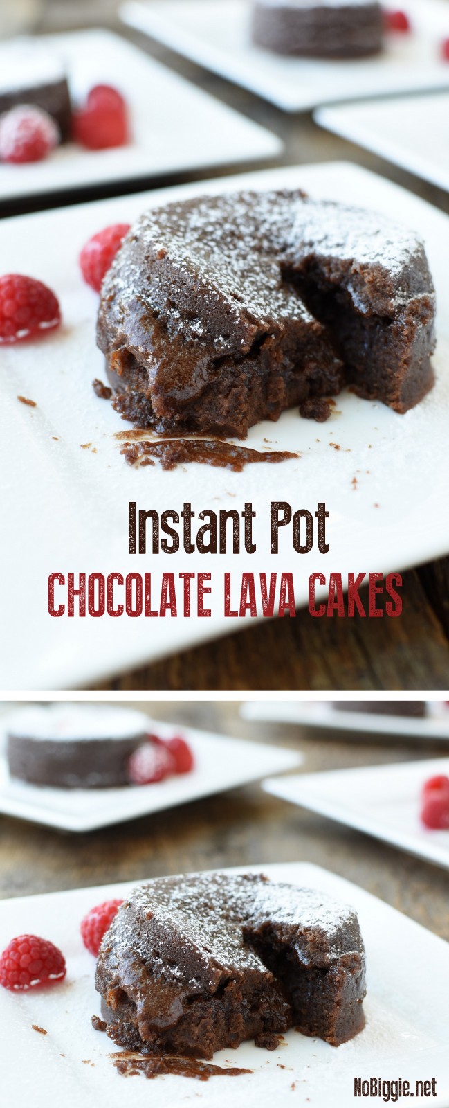 Instant Pot Chocolate Lava Cakes