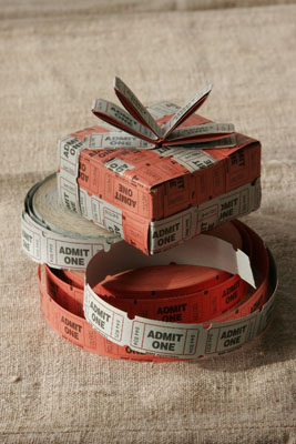 Raffle Ticket Gift Box | 25+ Creative Gift Wrap Ideas