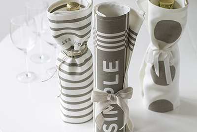 Tea Towel Wrapping | 25+ Creative Gift Wrap Ideas