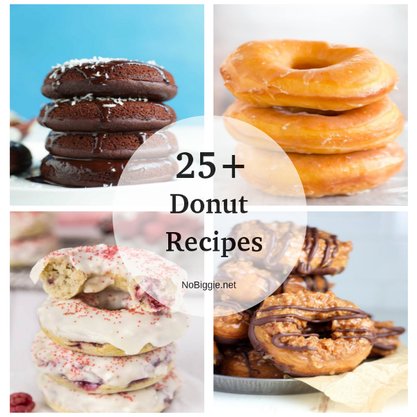 25+ Donut Recipes | NoBiggie.net