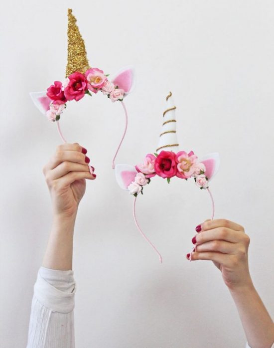 DIY Unicorn Headbands | 25+ Unicorn Party Ideas