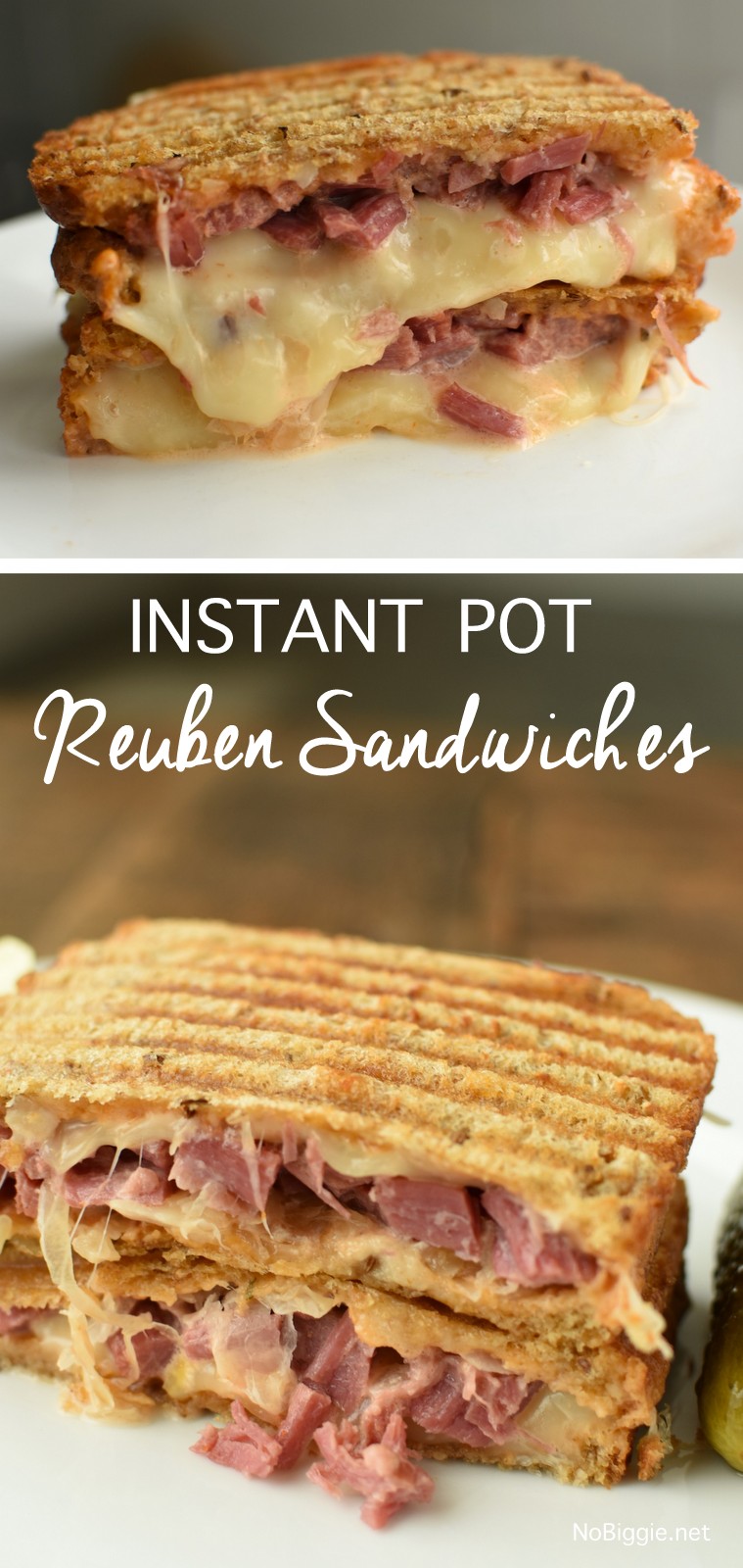 Instant Pot Reuben Sandwiches | NoBiggie.net