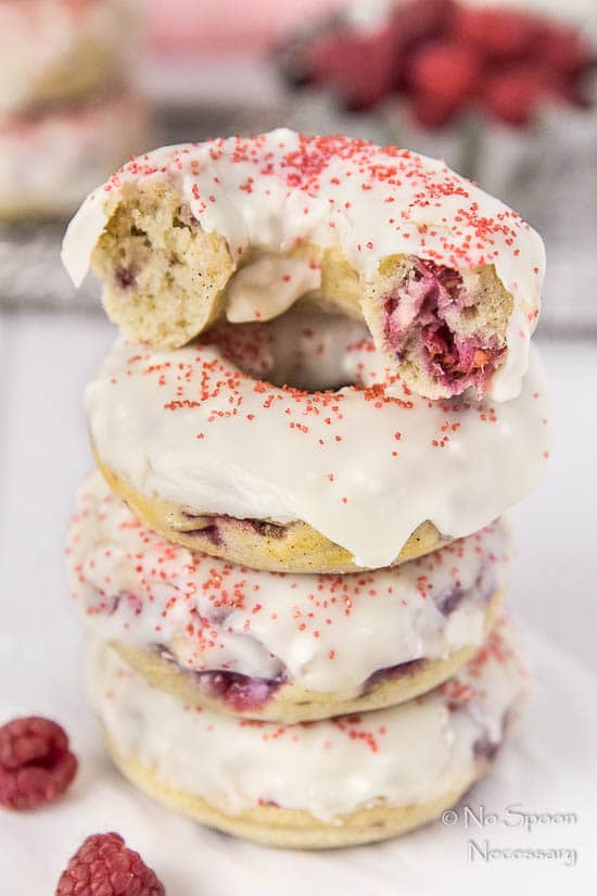 Raspberry Vanilla Baked Donut | 25+ Donut Recipes
