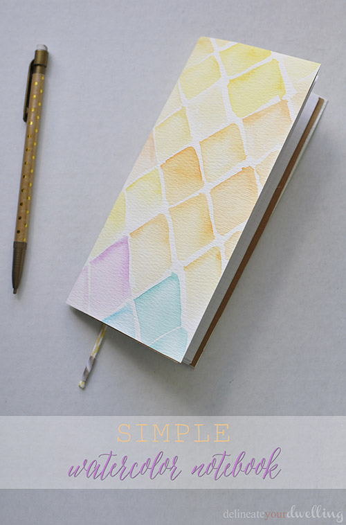 Watercolor Notebook | 25+ Boredom Busters