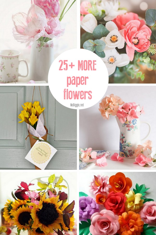 25+ MORE Paper Flowers | NoBiggie.net