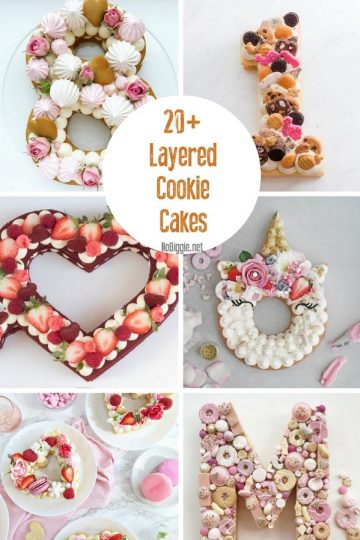 20+ layered cookie cakes