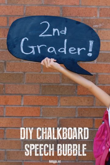 DIY Chalkboard SpeechBubble