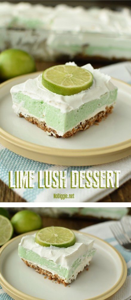 Layered Lime Lush Dessert