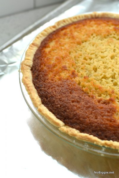 Buttermilk Pie with Raspberry Sauce | NoBiggie