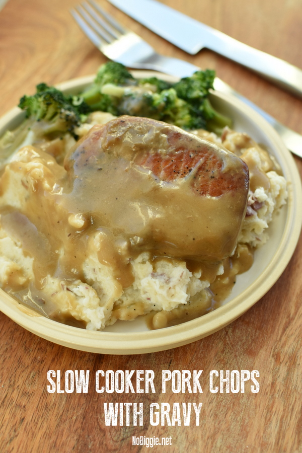 slow cooker pork chops with gravy