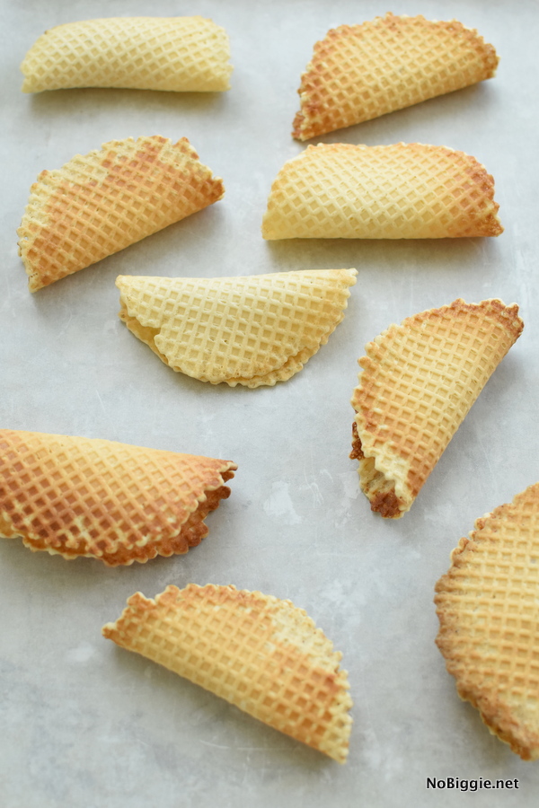 waffle cone shells