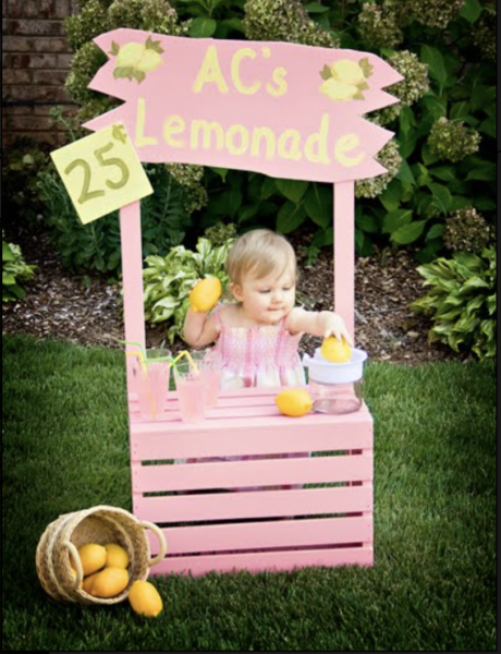 pink lemonade stand | 25+ Lemonade Stand Ideas
