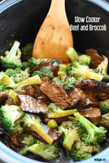 Slow Cooker Beef and Broccoli | NoBiggie.net