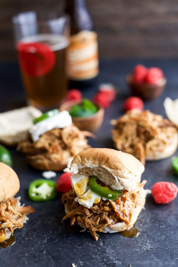 Raspberry Chipotle Chicken Sliders | 25+ Recipes for Sliders
