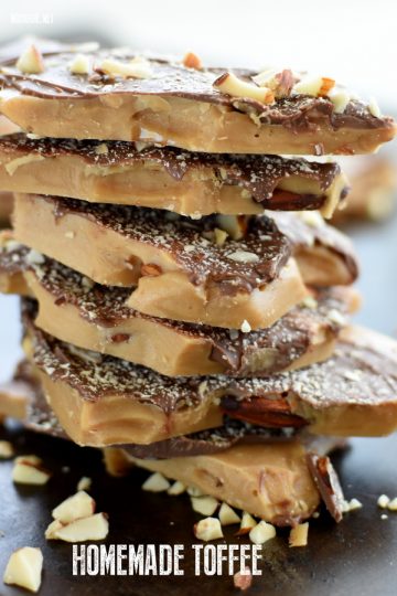 homemade candy toffee