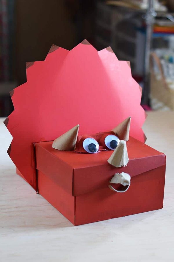 Dinosaur Valentine Box