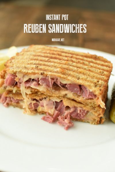 Instant Pot Reuben Sandwiches | NoBiggie.net