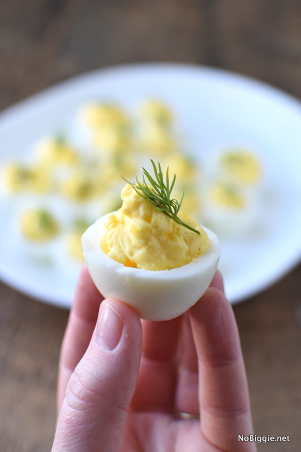 classic deviled eggs with mustard