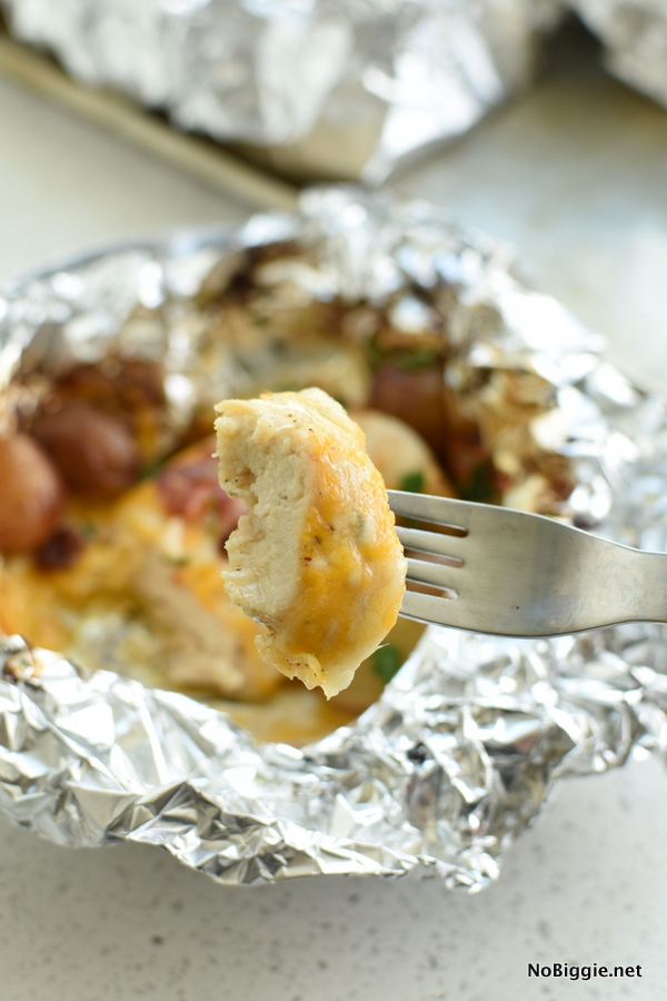 ranch bacon chicken foil packets