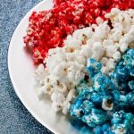 red white and blue popcorn
