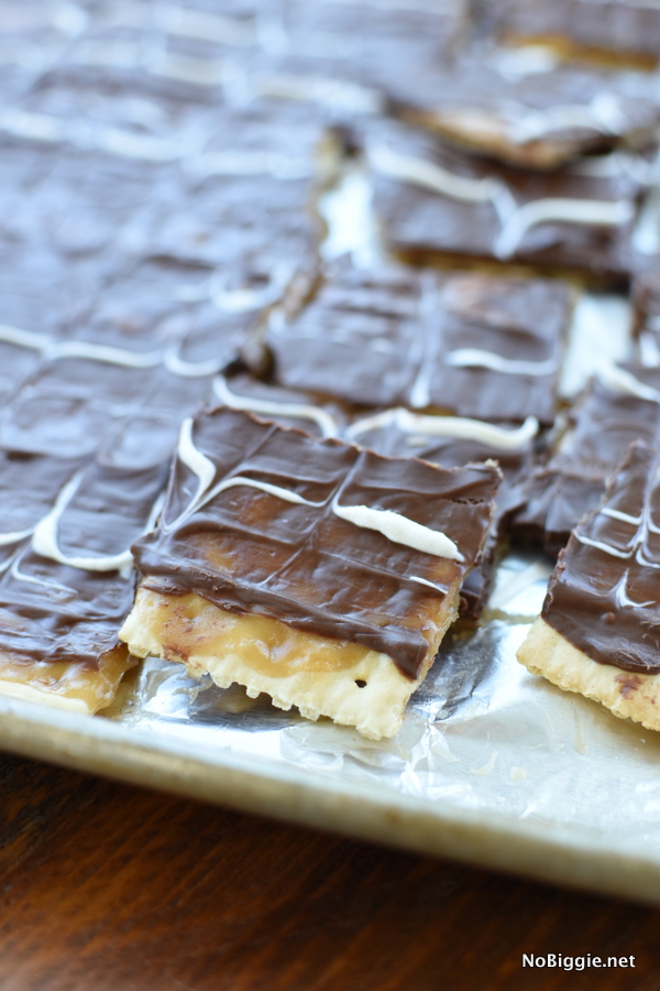 Chocolate Saltine Cracker Toffee
