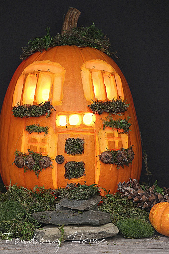 House Carved Pumpkin | 25+ Creative Carved Pumpkins