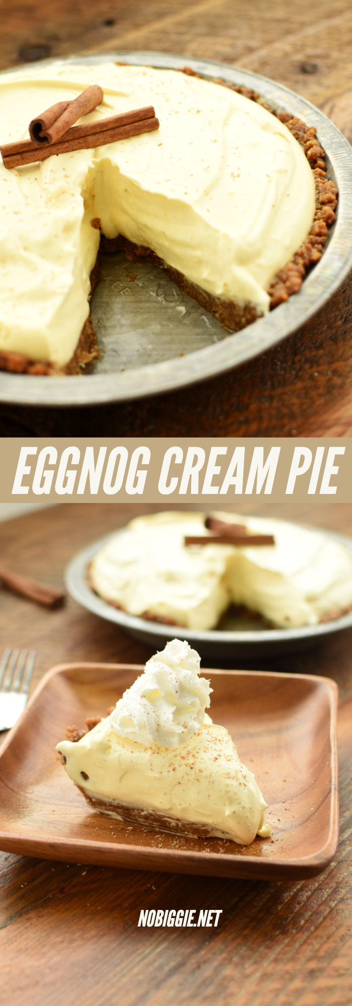 Eggnog Cream Pie