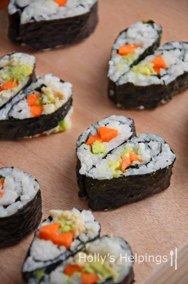 Heart Sushi | 25+ MORE Heart Shaped Food