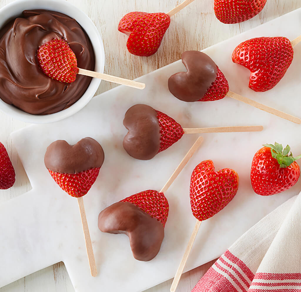 Strawberry Hearts | 25+ MORE Heart Shaped Food