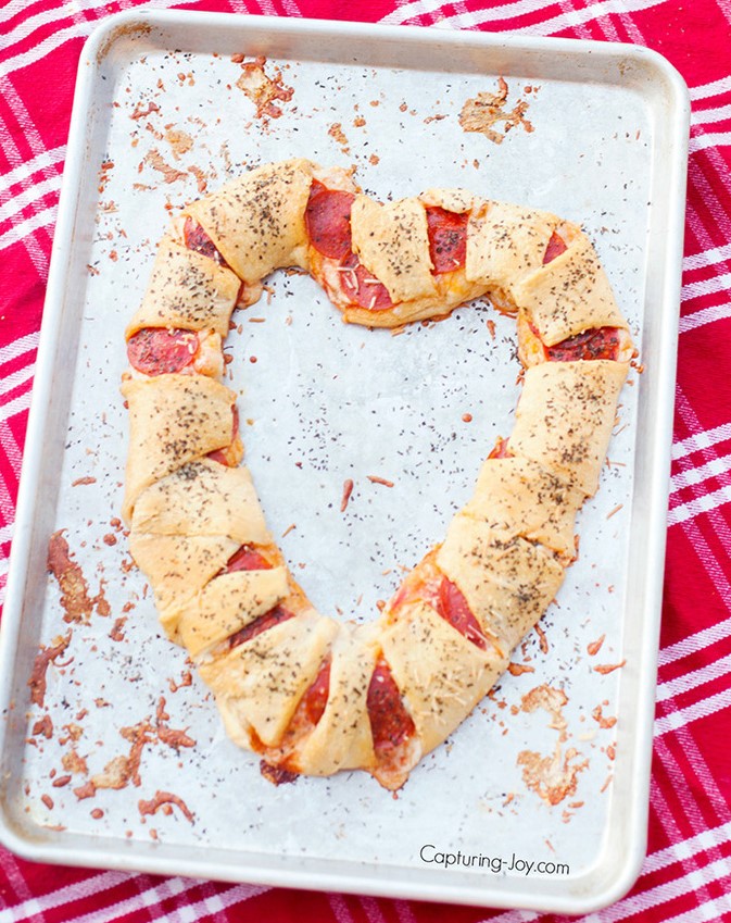 Valentine Crescent Heart Ring | 25+ MORE Heart Shaped Food