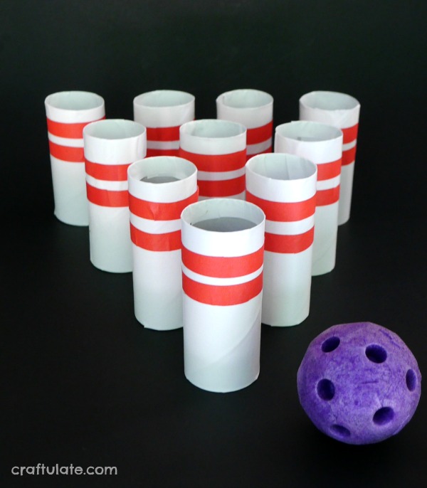 Cardboard Tube Bowling Game | Toilet Paper Roll Crafts