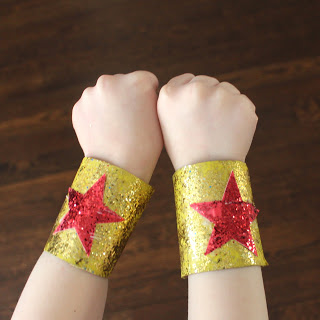Superhero Bracelets | Toilet Paper Roll Crafts