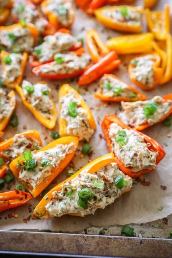 Cream Cheese Stuffed Baby Bell Peppers | 25+ Cream Cheese Recipes