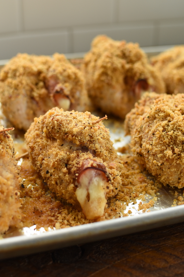 crispy baked chicken cordon bleu | NoBiggie.net