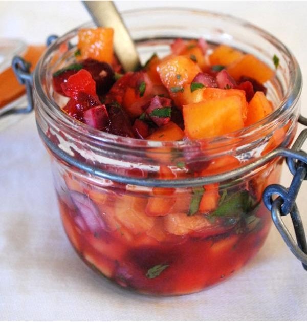 Cranberry Persimmon Salsa | Salsa Recipes