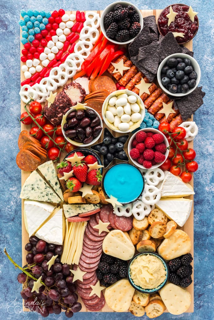 Patriotic Charcuterie Board | Patriotic Charcuterie Boards