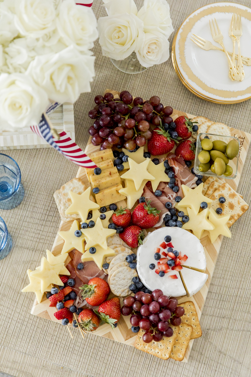 Star Spangled Cheese Platter | Patriotic Charcuterie Boards