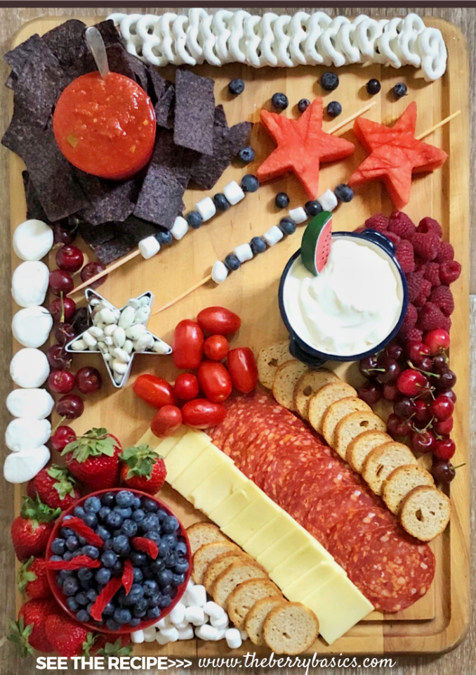 The Ultimate Patriotic Charcuterie Board | Patriotic Charcuterie Boards