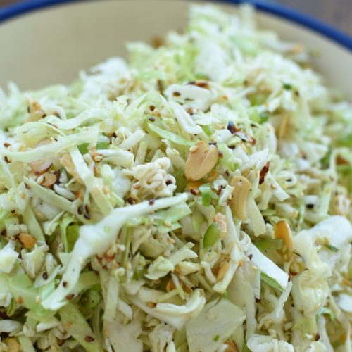 Crunchy Ramen Cabbage Salad NoBiggie