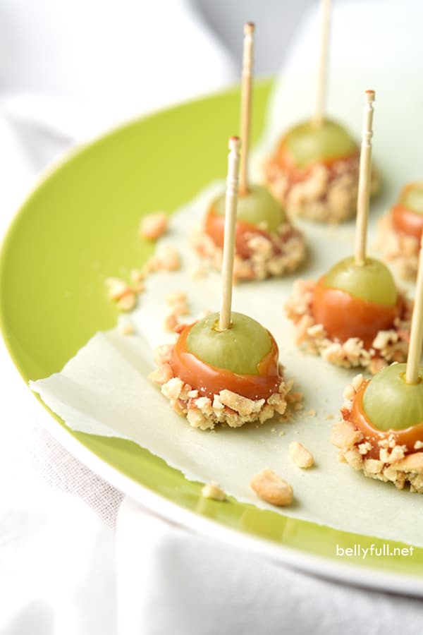 Caramel Apple Grapes | Sweet Treats for Showers
