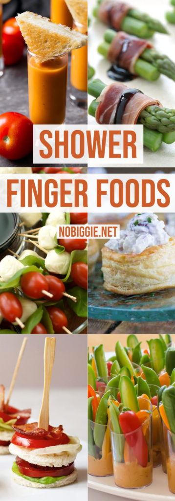 25+ Finger Food Recipes for a Shower | NoBiggie