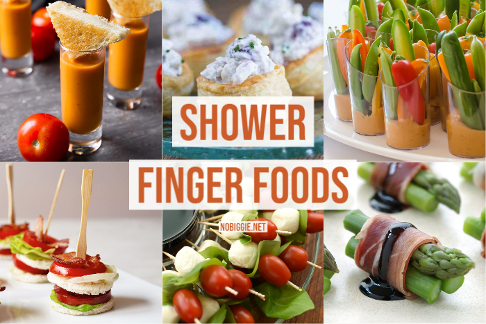 Shower Finger Foods | NoBiggie.net